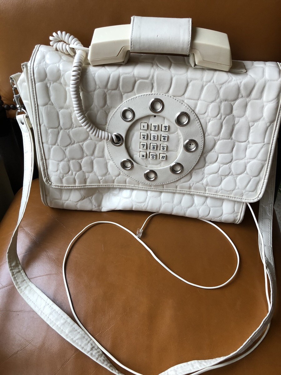 Large Vintage Telephone PURSE BAG 1960s