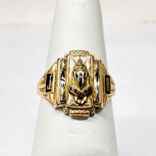 Vintage 10k class ring-interior - Gem Vintage 10k class ring-interior - Gem