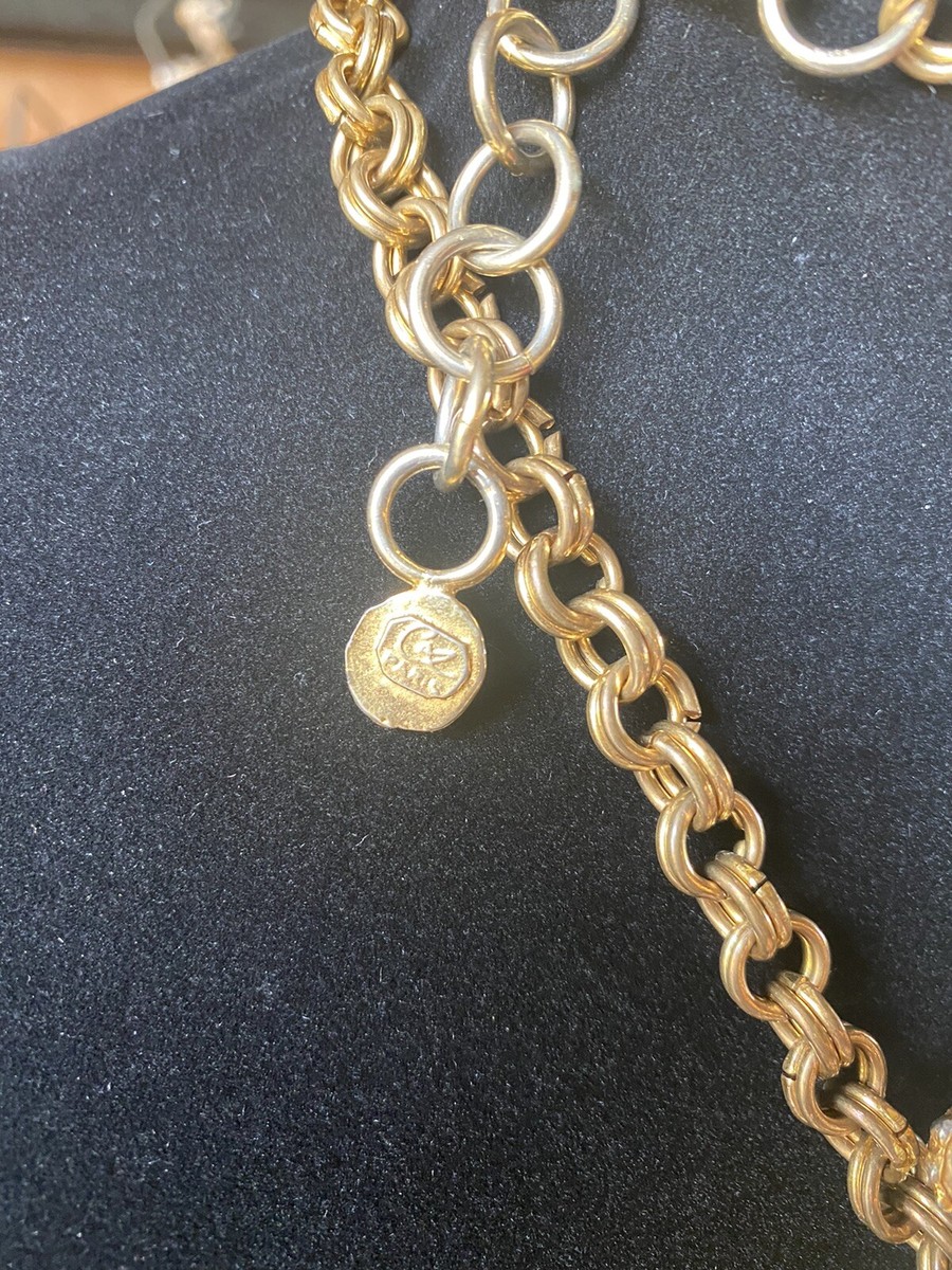 Massive Vintage Christian Lacroix Paris Runway Multi Color Stone