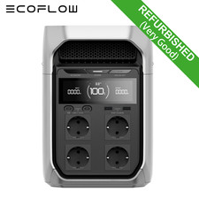 ECOFLOW Refurbished DELTA 3 Plus Tragbare Powerstation 1024Wh LFP Solarspeicher