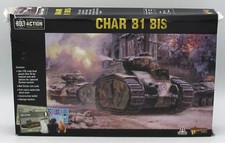 Bolt Action 402015502 Char B1 Bis Plastic WWII French German Gun Flame Tank