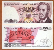 Poland, 100 Zlotych, 1988 P-143 (143e), UNC