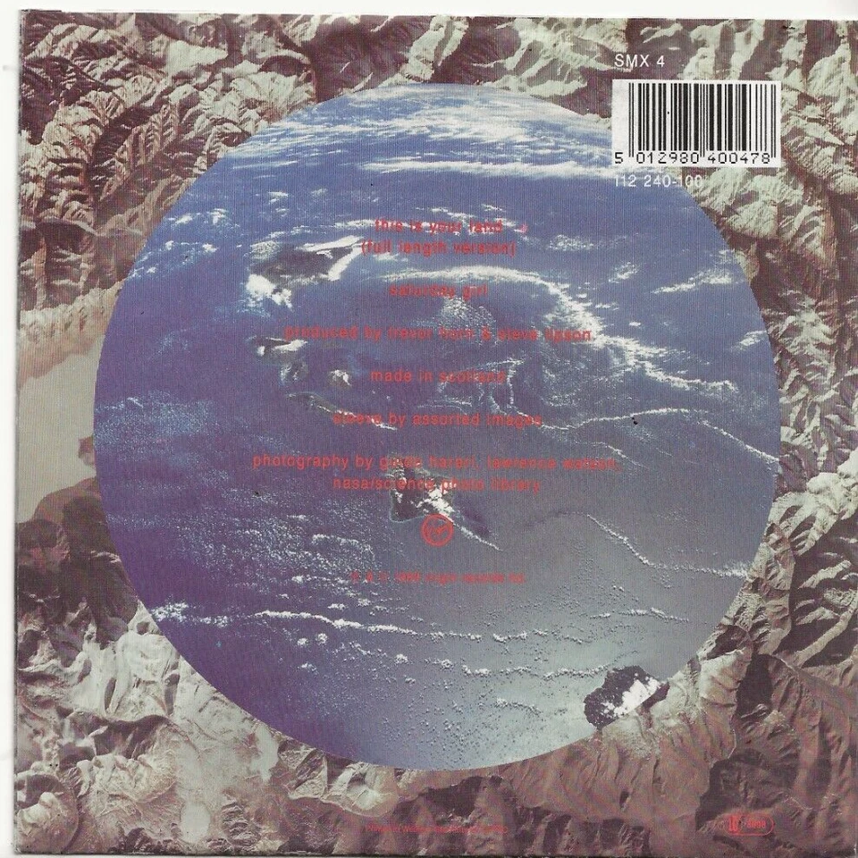 SIMPLE MINDS THIS IS YOUR LAND 7 INCH SINGLE FROM GERMANY, MINT - Image 2 of 2