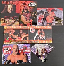 WCW/NWO Vintage Sticker Lot 7  Cards 3 Vending Machine