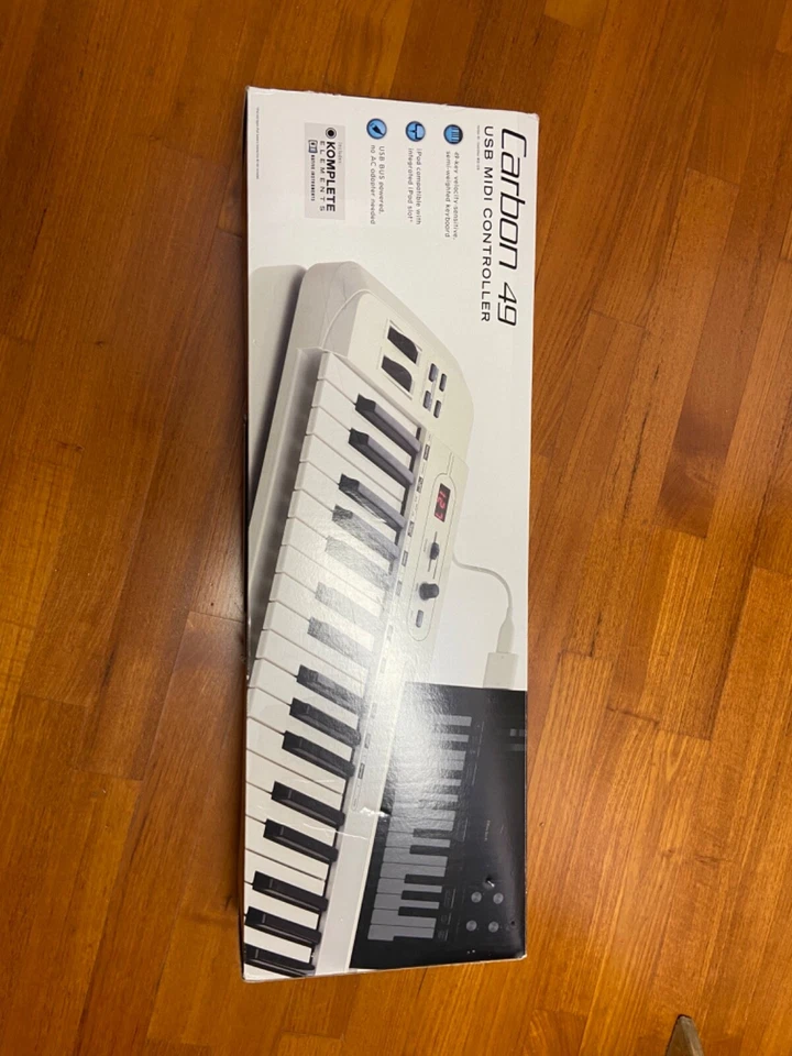 TASTIERA MIDI, white, 49 tasti pesati,  Samson - Carbon 49 - Midi Controller USB - Immagine 2 di 4