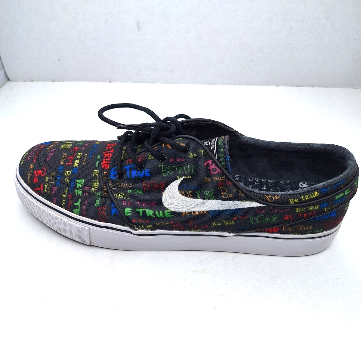Size 13 - Nike Zoom Stefan Janoski QS Be True 702981 009 (408) NIKE ZOOM STEFAN JANOSKI CNVS CANVAS QS  main image 4