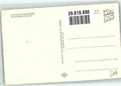 39810808 - 2330 Eckernfoerde Campingplatz Altenhof - Bild 2 von 2