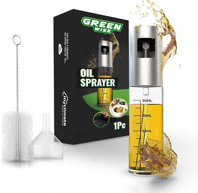 Oilsprayer for Olive & Vine Oil Spray Bottle, Continuous Spray, 3 OZ, for Cookin