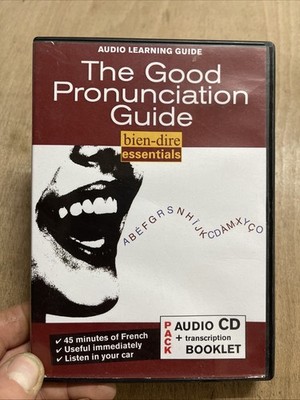 Bien Dire Essentials - The Good Pronunciation Guide CD & Booklet French Language