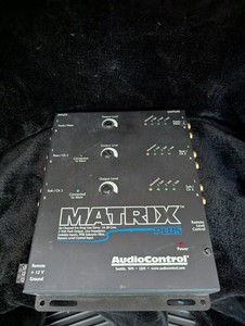 AudioControl Matrix Plus Black Six Channel Line Driver With Remote Level Control