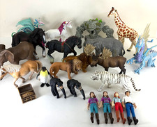 Lot Of Schleich Safari Ltd. Wild Animals & Fantasy Figures Horse Riders