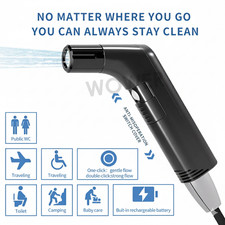 2.5L Portable Electric Bidet Rechargeable Hand Butt Sprayer for Hygiene Travel