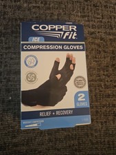 Copper Fit ICE Gloves Infused with Cooling Action Menthol - S/M FREE SHIPPING