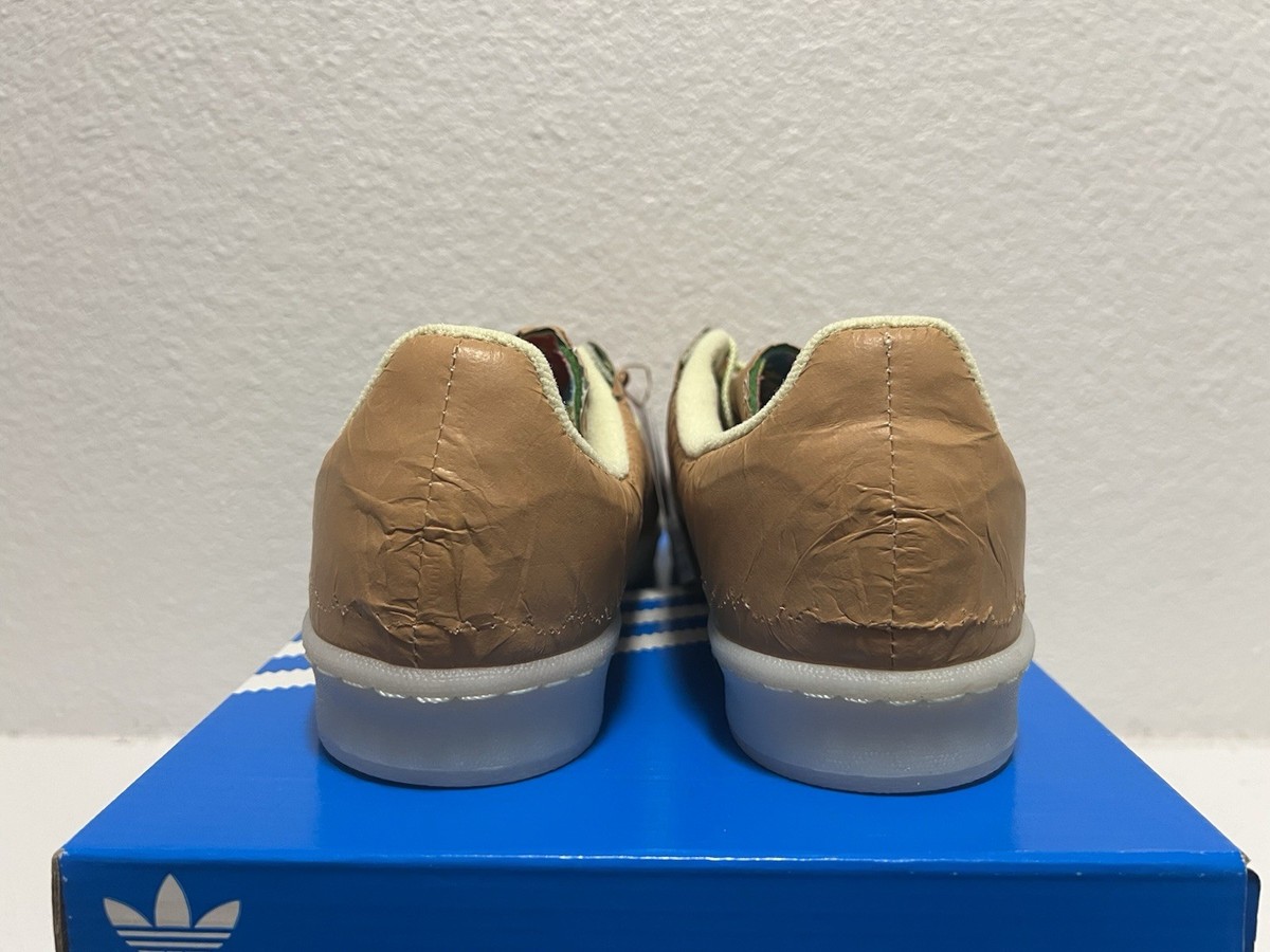 adidas gazelle silver green womens Adidas Glenburn White/Crew Green/Gum Shoes  Long Beach Skate Co