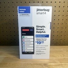 Lively Jitterbug Smart4 Smartphone for Seniors BRAND NEW SEALED IN BOX.