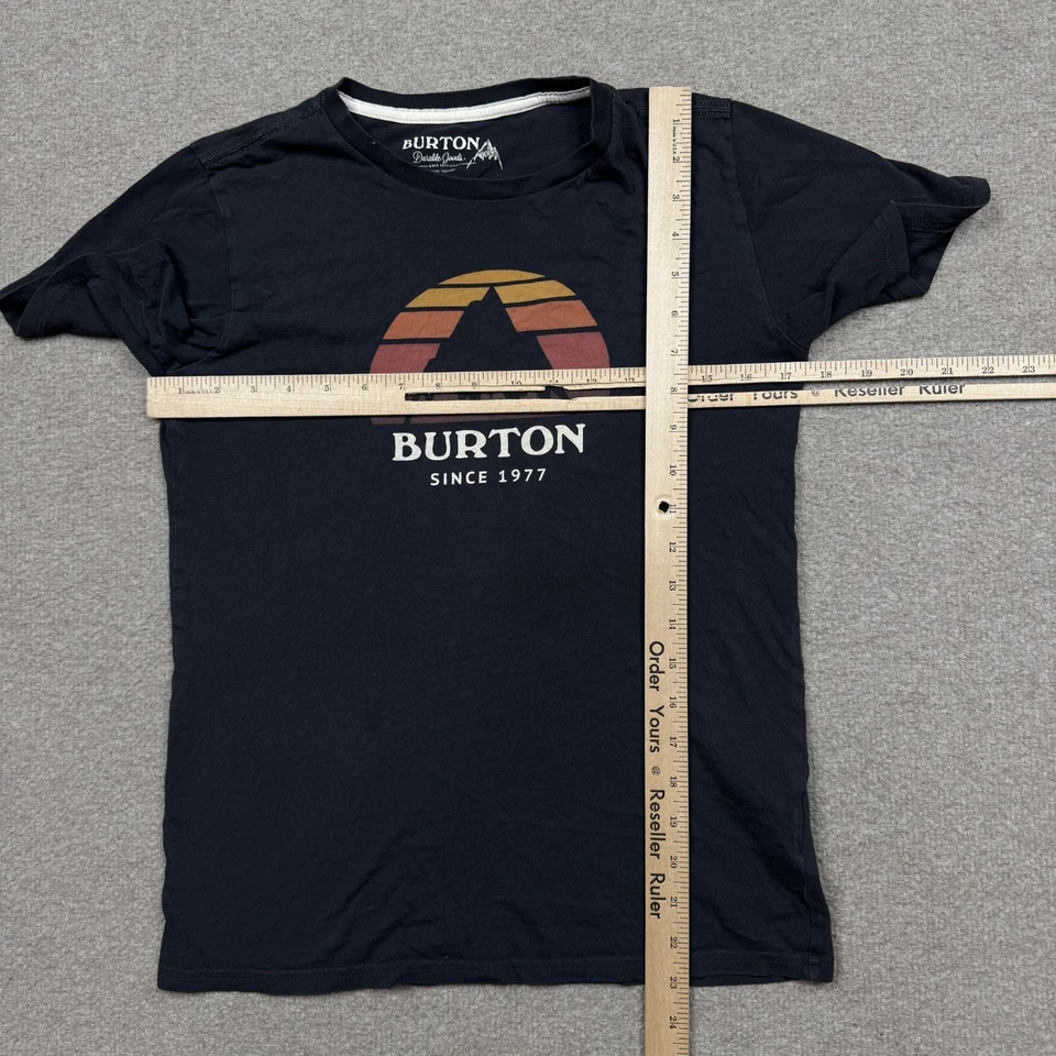 Camisa Burton Niño Talla L Negra Manga Corta Cuello Redondo Aire Libre Senderismo JUVENTUD Foto 4 de 4