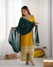 Party Salwar Kameez Pakistani Bollywood New Wedding Indian Designer Dress