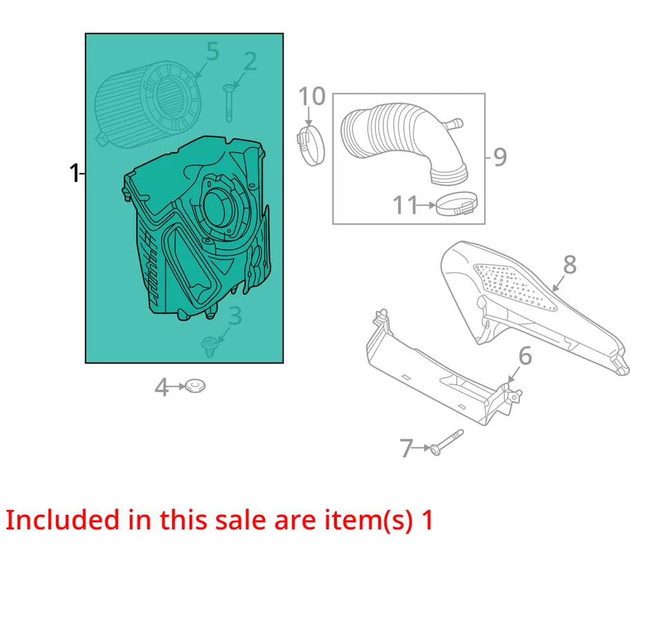 Air Cleaner Fits 17-24 AUDI ALLROAD 2009020 - Imagem 2 de 3