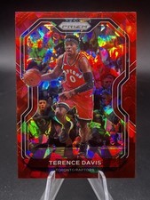  2020-21 Panini Prizm Prizms Red Ice #197 Terence Davis II Raptors