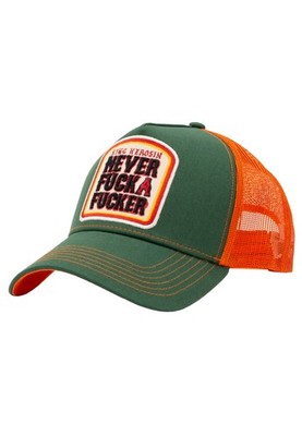 KING KEROSIN Herren Trucker Cap in 3D-Optik Never Fuck A Fucker