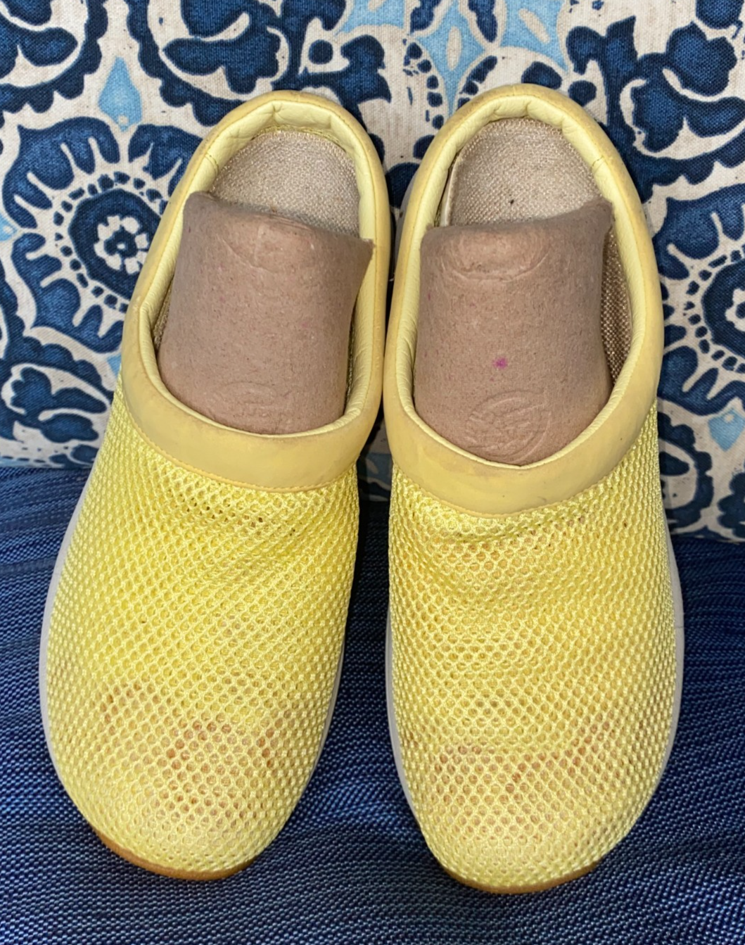 !WOW! Scarpe da ginnastica slip on donna taglia 6 MERRELL Primo Breeze 2 mules gialle