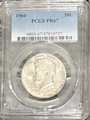 1964 Kennedy Half Dollar PCGS PR67