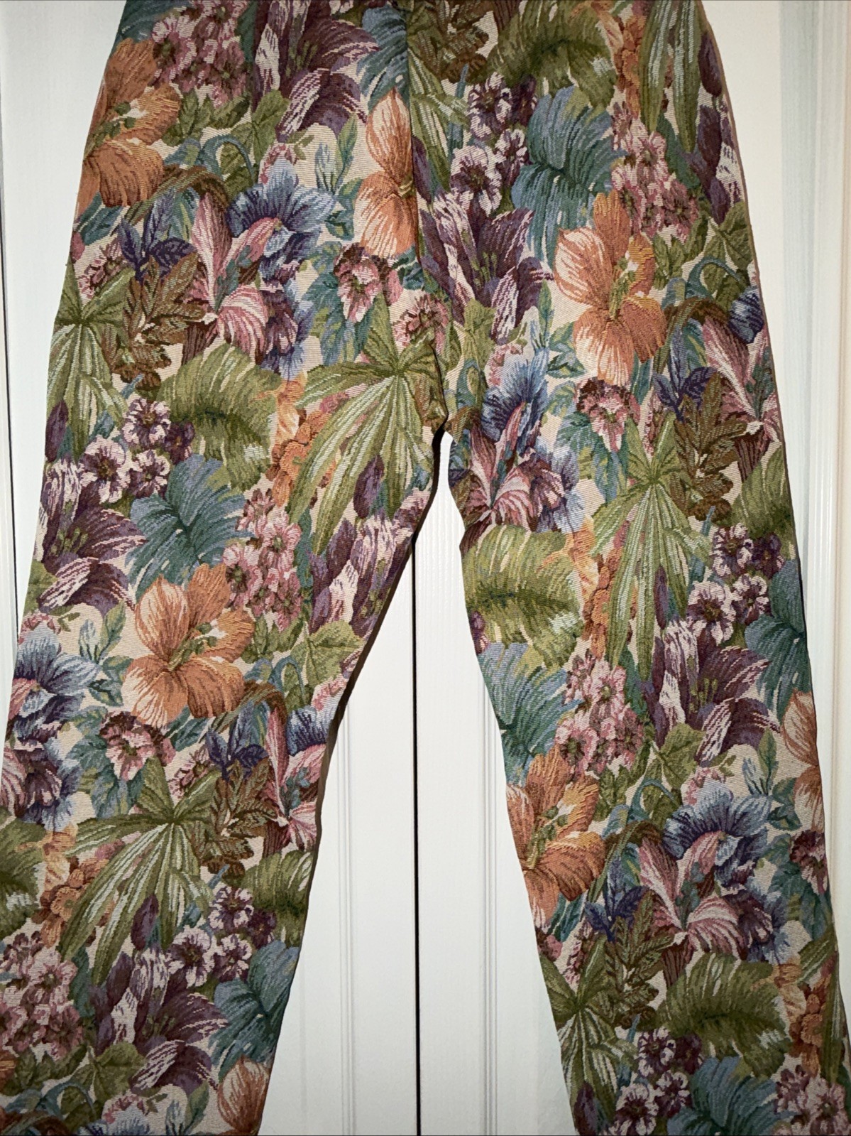 Men’s Boohoo Man Fixed Waist Floral Tapestry Trouser 30R