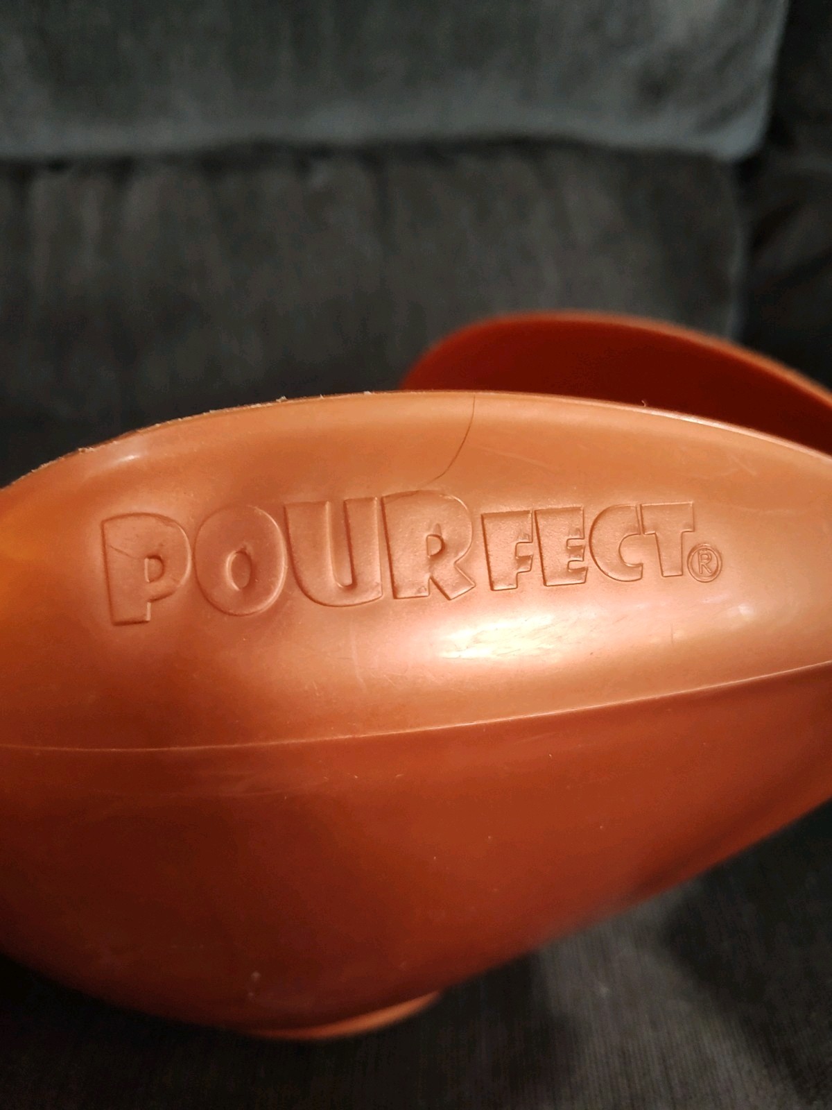 Set of 2 Pourfect Stacking Mixing Bowls 8 cup 6 cup Randy Kaas Gold