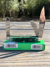 HEN & ROOSTER 433-HCB KNIFE WITH Green BONE HANDLES NIB Germany New Old Stock