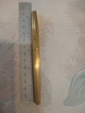 WATERMAN CONCORD GOLD FILLED FOUNTAIN PEN WITH MEDIUM 18k GOLD NIB 