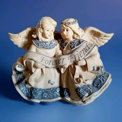 Sarah's Angels 2002 Kerrie & Rachel Forever Friends Figurine Collectable Besties
