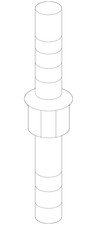 Genuine Subaru Lower Control Arm Stud 901370011