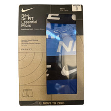 Nike Dri-FIT Essential Micro Boys Youth Boxer Briefs XL 3 Pack New