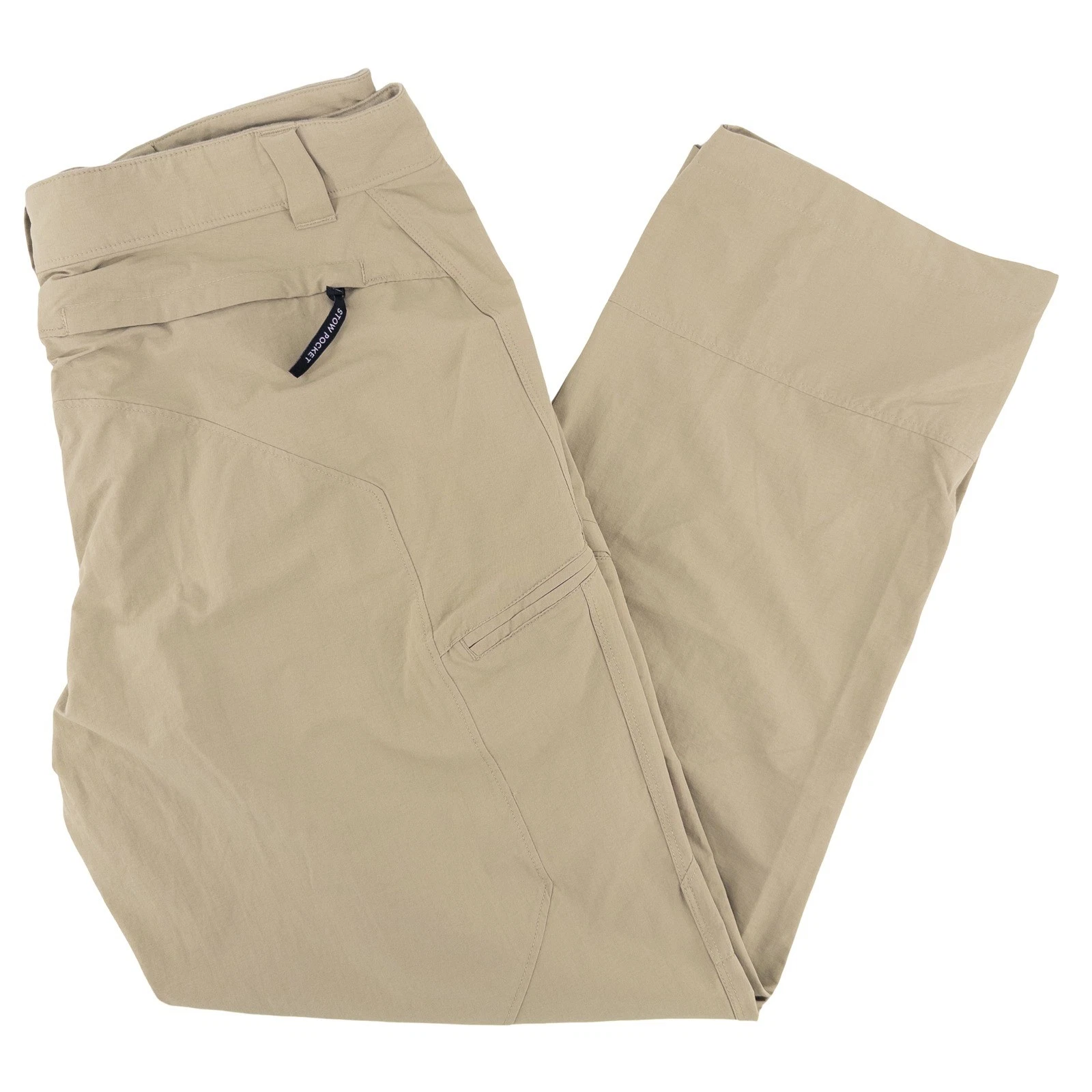 The North Face Mens 38 Hiking Pants Tan Stow Pocket Packable Stretch Gorpcore