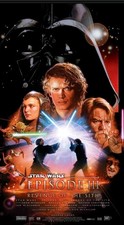 STAR WARS 35mm FILM CELLS Ep 3 Revenge of the Sith 2005 movie 5 strips 25 cells