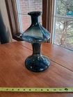 Vintage Blenko Art Glass Mushroom Decanter NO Stopper Lid Vase 13”