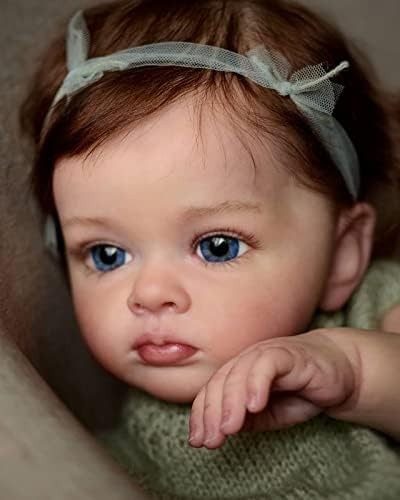 22" Reborn Dolls Baby Vinyl Silicone Realistic Handmade Newborn Doll XMAS Gift
