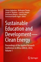 Clinton Aigbavboa (U. A.) | Sustainable Education And Development-Clean Energy