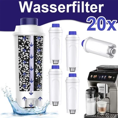 MARKENLOS Wasserfilter für DeLonghi DLS C002 SER 3017 ECAM ESAM ETAM Serie (1-20x) filter