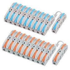 20 PCS Lever Wire Connectors Quick Connect Nuts Inline Splices Push-in 20Pcs