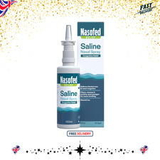 Nasofed Saline Nasal Spray,choose size and Pack