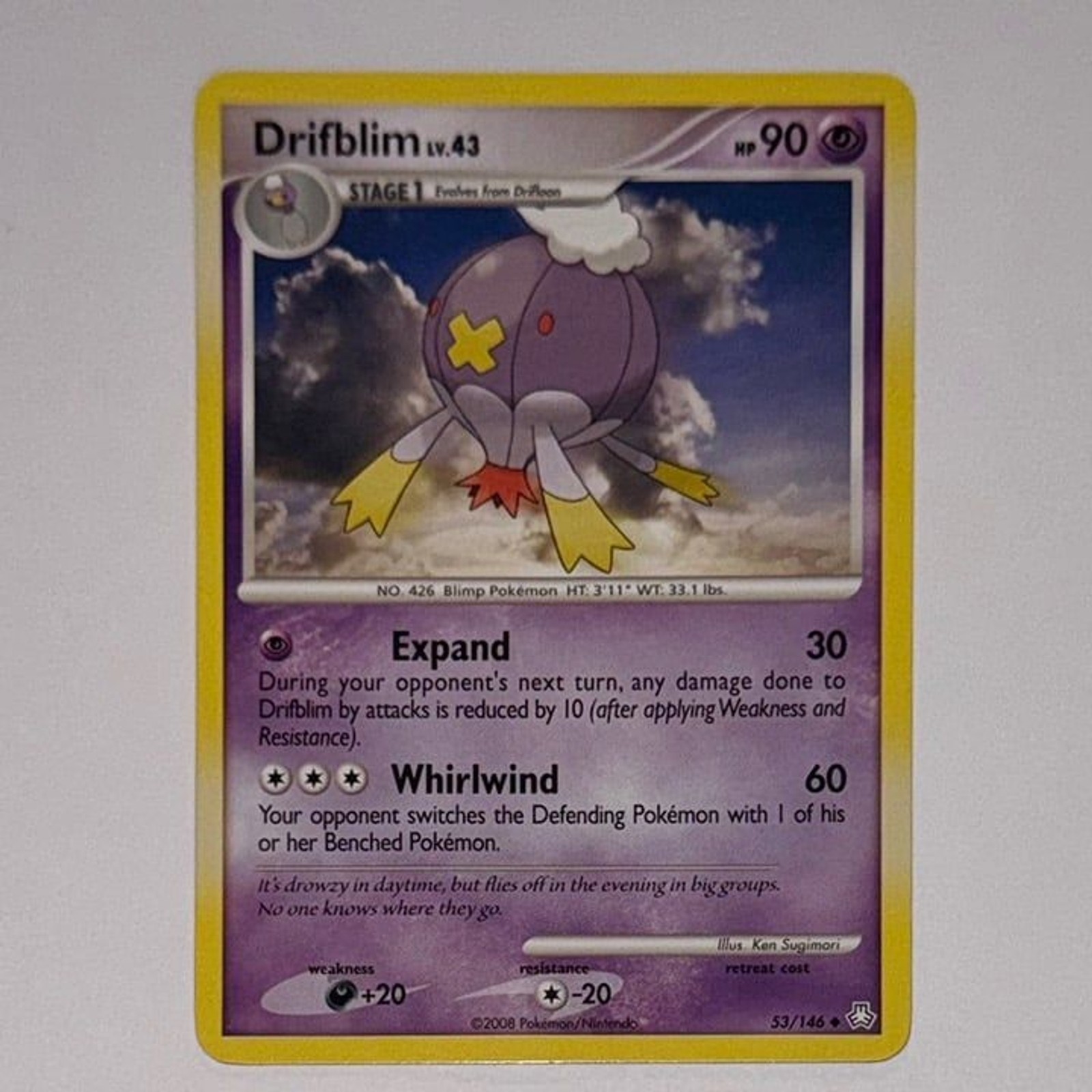 Pokémon Card: Drifblim 53/146 (Pokemon Legends Awakened)