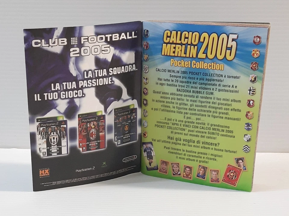 Calcio Merlin 2005 Pocket Collection - ALBUM COMPLETO - CP2 - Immagine 3 di 4