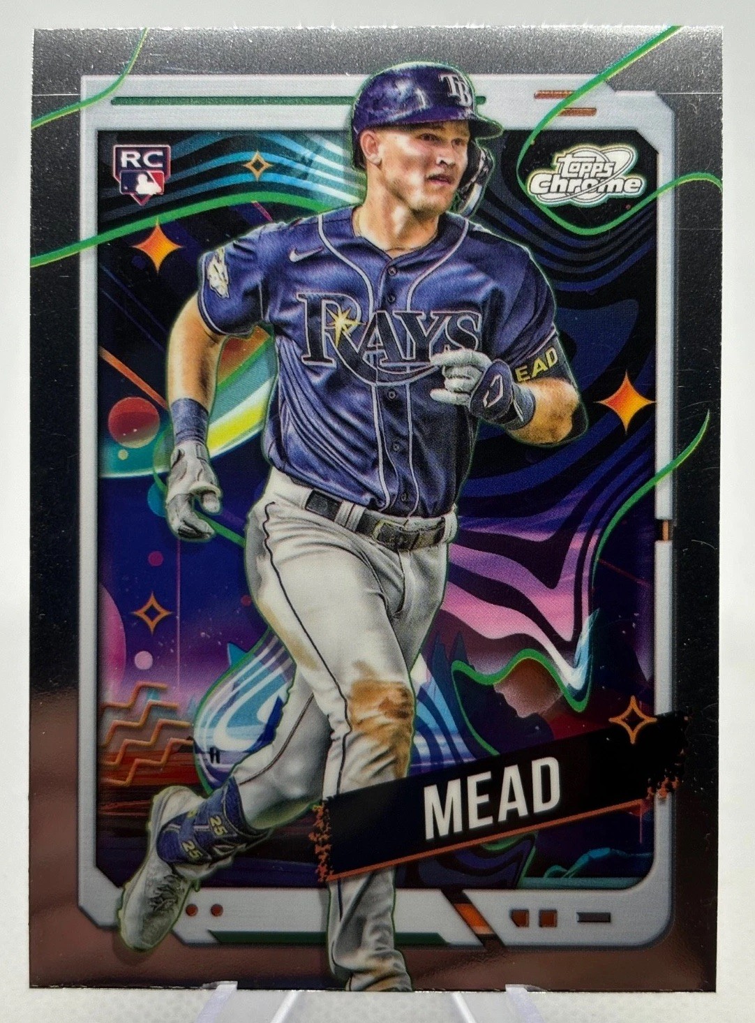 2024 Topps Cosmic Chrome - Curtis Mead #25 (RC) Tampa Bay Rays
