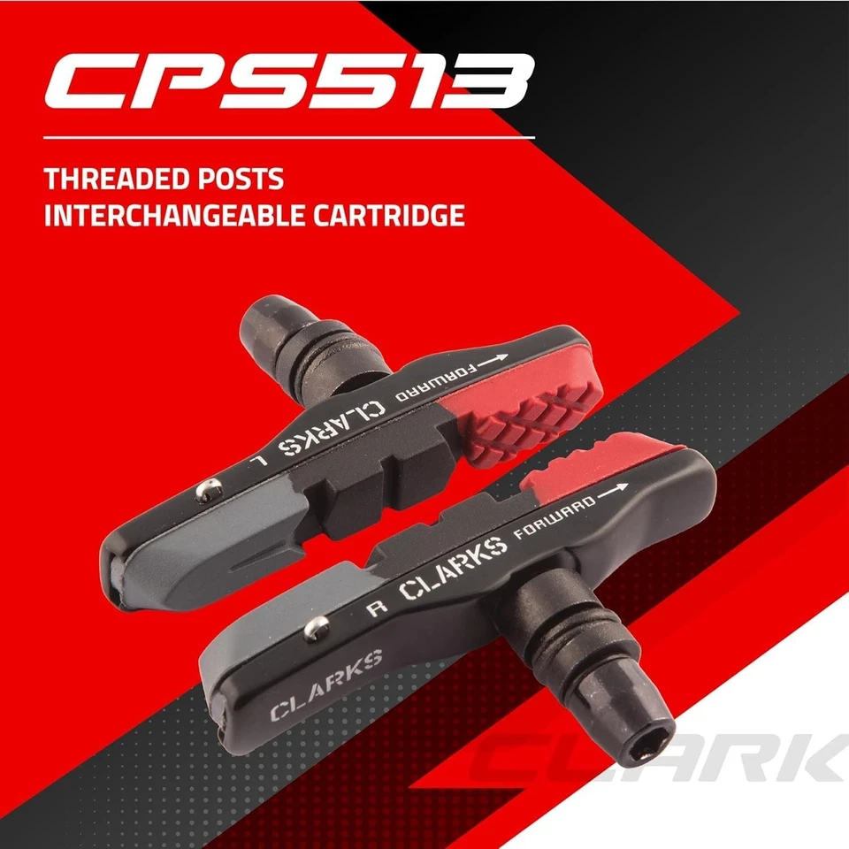 Clarks Cycle Systems MTB Elite Triple Compound Cartucho Intercambiable Pastillas Freno Foto 4 de 4