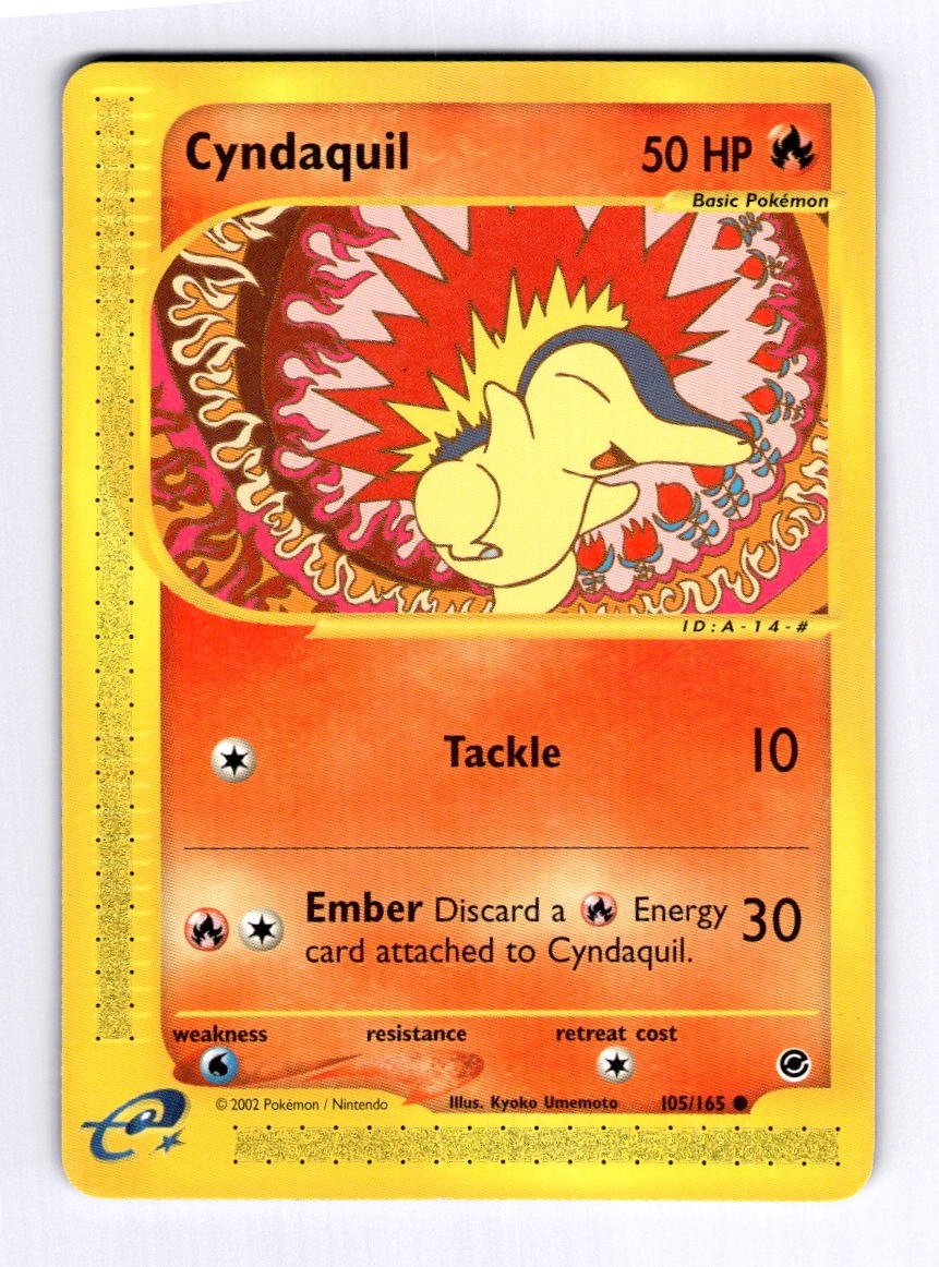 Cyndaquil (105) Expedition #105 (2002) Common NM Pokemon