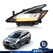 For Nissan Murano 2019 2020 2021 Led Left Driver Side Black Headlight Headlamp For Nissan Murano 2019 2020 2021 Led Left Driver Side Black Headlight Headlamp