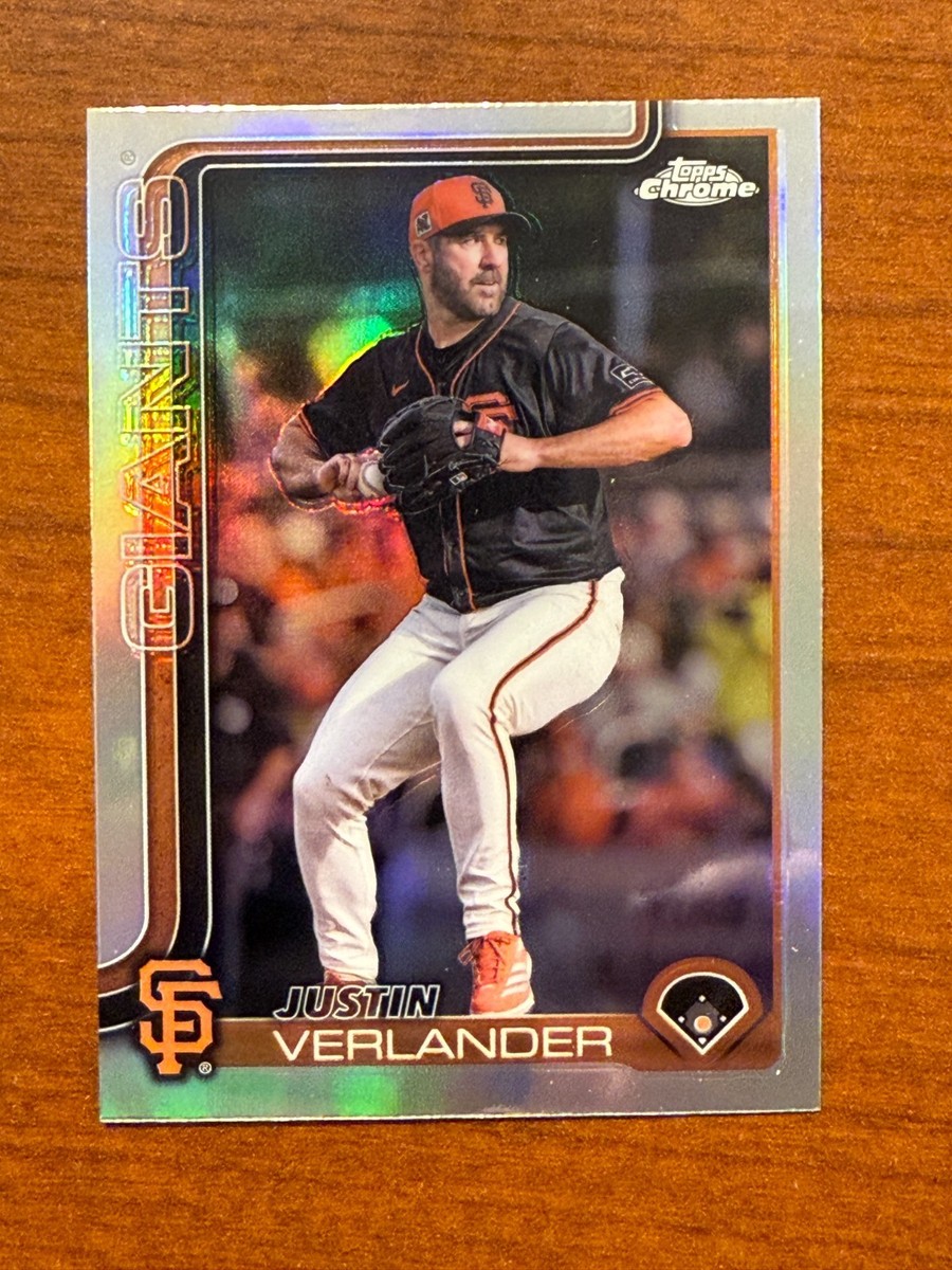 Justin Verlander 2025 Topps Chrome Baseball #242 Refractor | eBay