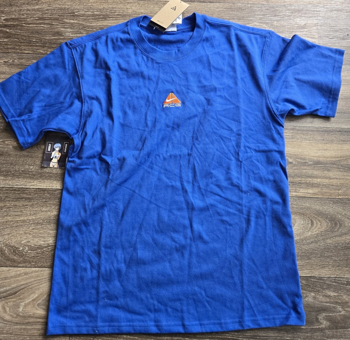 NWT Nike ACG Lungs Short Sleeve T-Shirt Game Royal Mens Size Small