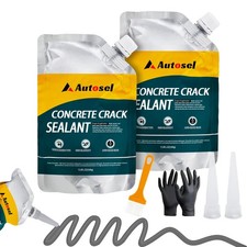 Concrete Crack Filler, High Elasticity Cement Repair Sealant, Grey
